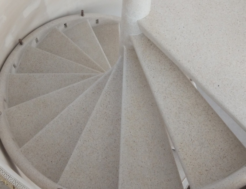 concrete slab staircase