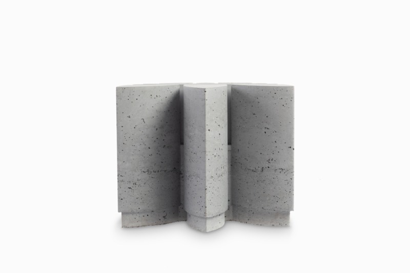 Concrete table for meetings was made for a fashion brand chain.