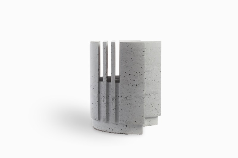 Concrete table for meetings was made for a fashion brand chain.