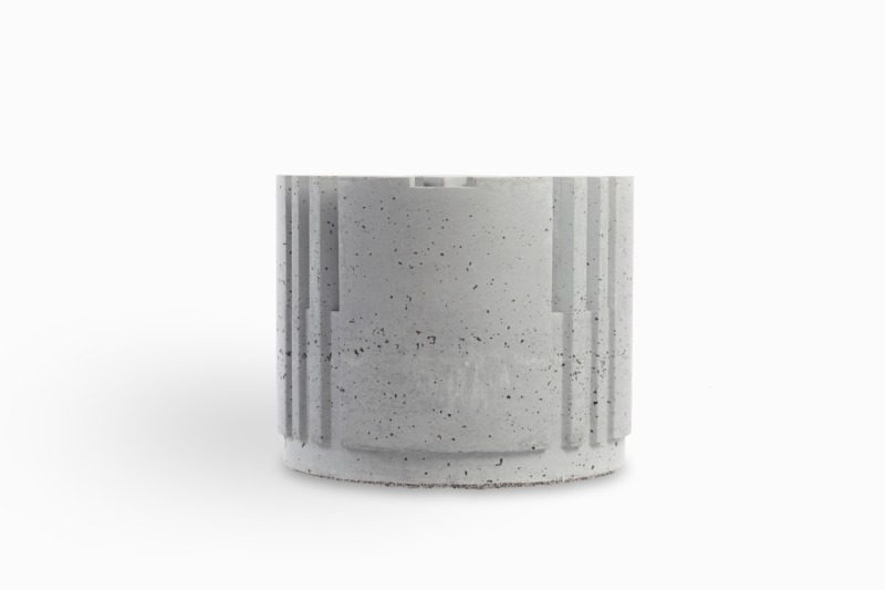 Concrete table for meetings was made for a fashion brand chain.