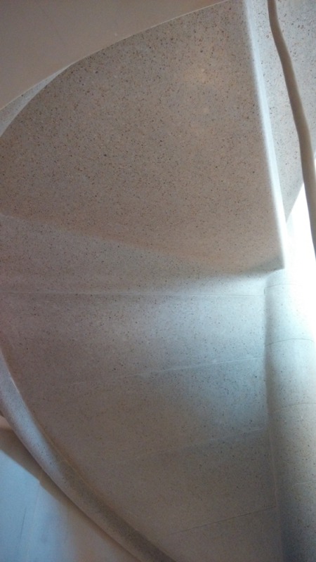 Design terazzo staircase, casted concrete