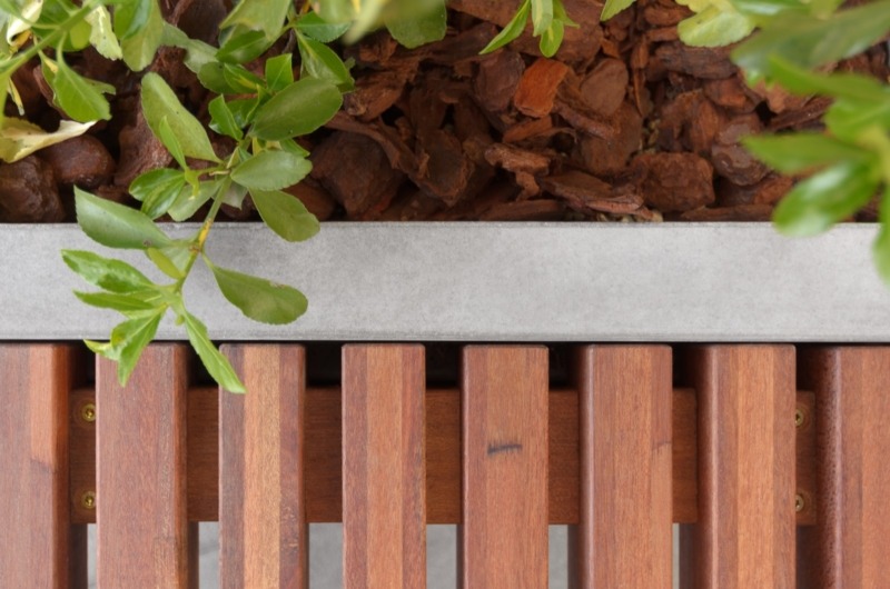 Concrete bench, park bench TELO