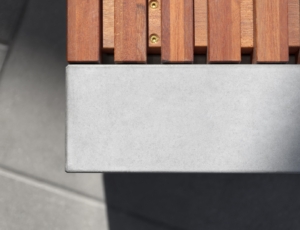 Concrete benches TELO garden furniture, garden architecture