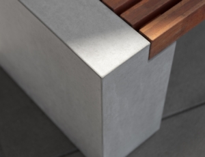 Concrete benches TELO garden furniture, garden architecture