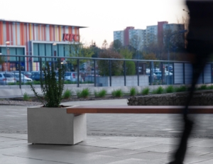 Concrete benches TELO garden furniture, garden architecture