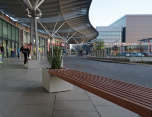 Concrete benches TELO garden furniture, garden architecture