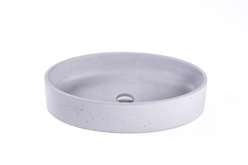 bathroom, sink made of concrete