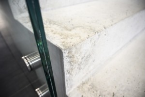 Concrete stairs, Precast concrete stairs. Location Brno Modřice.