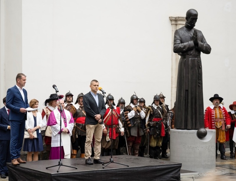 Statue for Brno, Father Martin Středa