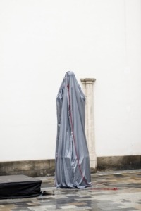 Statue of Martin Wednesday for Brno, pedestal from Švec concrete workshop