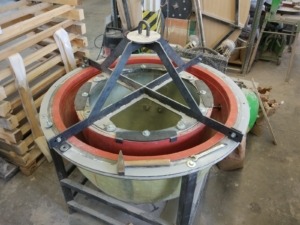 story production model and mold for wine tank