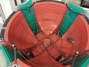 story production model and mold for wine tank