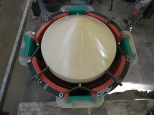 story production model and mold for wine tank