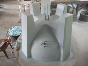 story production model and mold for wine tank