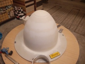 story production model and mold for wine tank