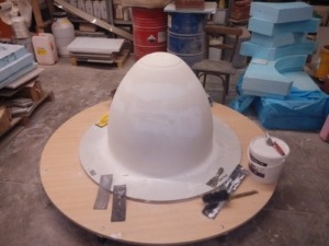 story production model and mold for wine tank