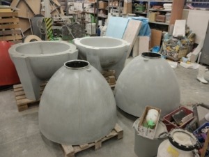 story production model and mold for wine tank