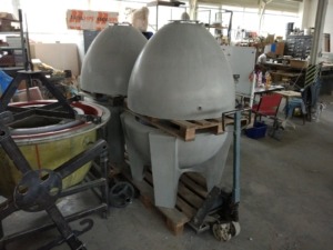 story production model and mold for wine tank