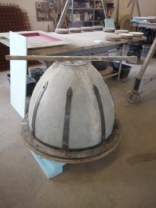 story production model and mold for wine tank