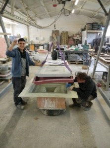 The story of creating a mold for concrete Velonet bike holders