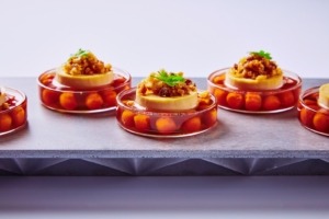 concrete plates for gastronomy competition in Singapore 2018