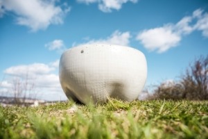 betonový grill z tenkostěnné žáruvzdorné směsi