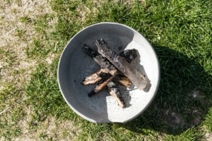 betonový grill z tenkostěnné žáruvzdorné směsi