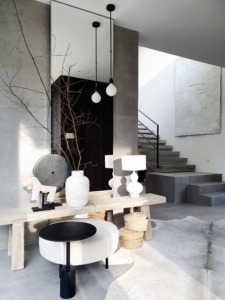 interwoven staircase made of concrete