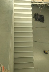 Concrete staircase, cantilever stairs made of precast concrete