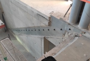Concrete staircase, cantilever stairs made of precast concrete