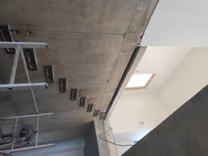 Concrete staircase. Cantilevered stairs made of concrete from Švec concrete