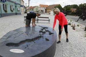 Concrete fountain in Dolní Věstonice