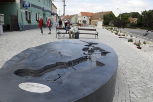 Concrete fountain in Dolní Věstonice