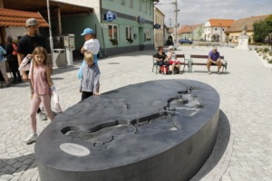 Concrete fountain in Dolní Věstonice