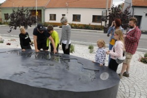 Concrete fountain in Dolní Věstonice