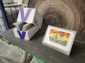 Trofej pro společnost Visa z betonu