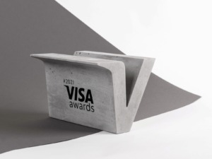 Betonová trofej pro společnost VISA